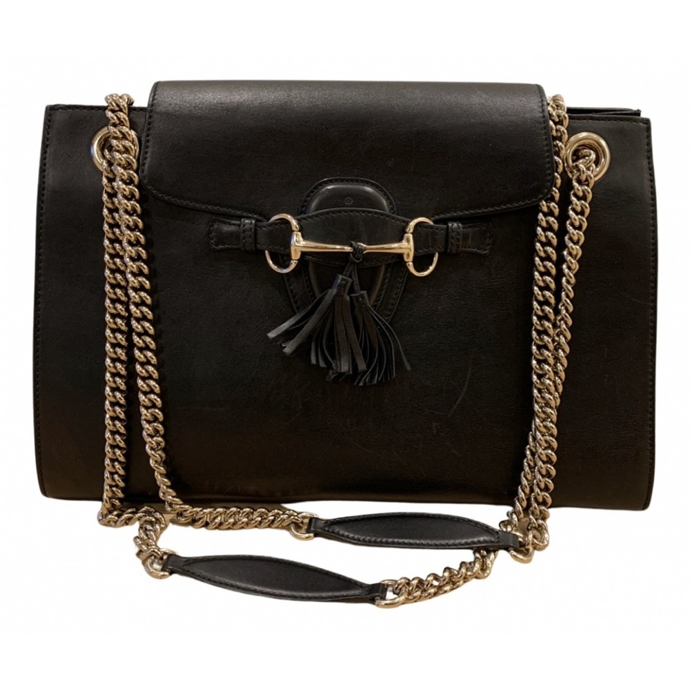 Gucci Emily large black handbag